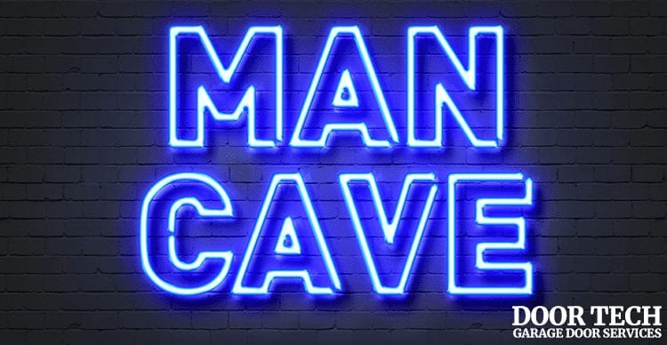 transform your garage into a man cave