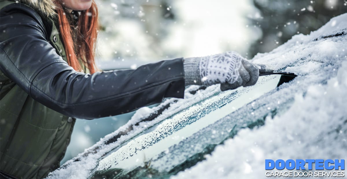 Garage door safety during the winter time